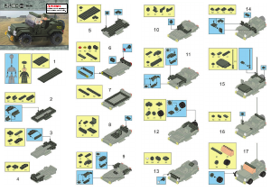 Mode d’emploi Sluban set M38-B0296 Army Jeep