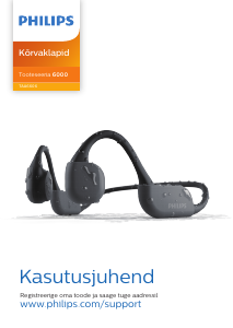 Kasutusjuhend Philips TAA6606BK Kõrvaklapp