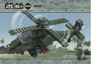 Bedienungsanleitung Sluban set M38-B0298 Army Kampfhubschrauber