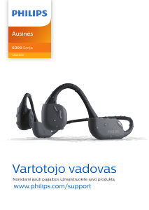 Vadovas Philips TAA6606BK Ausinės