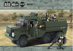 Manual Sluban set M38-B0301 Army Troop transporter