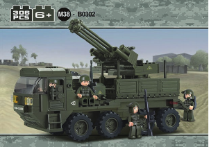 Manual Sluban set M38-B0302 Army Heavy truck
