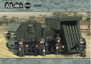 Bedienungsanleitung Sluban set M38-B0303 Army Raketenwerfer