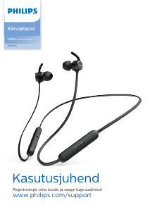 Kasutusjuhend Philips TAE1205BK Kõrvaklapp