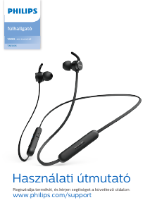 Használati útmutató Philips TAE1205BK Fejhallgató