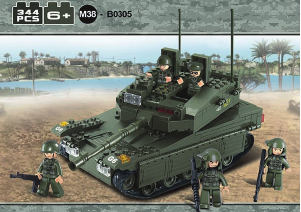 Brugsanvisning Sluban set M38-B0305 Army Tank