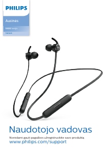 Vadovas Philips TAE1205BK Ausinės