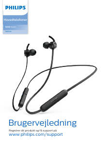 Brugsanvisning Philips TAE1205BK Hovedtelefon