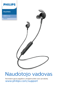 Vadovas Philips TAE4205BK Ausinės