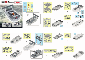 Brugsanvisning Sluban set M38-B0537D Army Landgangsfartøj 3-in-1