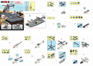 Bruksanvisning Sluban set M38-B0537H Army Drönare 3-in-1