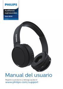 Manual de uso Philips TAH4205BL Auriculares