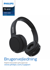 Brugsanvisning Philips TAH4205RD Hovedtelefon
