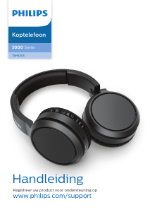 Handleiding Philips TAH5205BK Koptelefoon