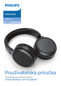 Návod Philips TAH5205BK Slúchadlá