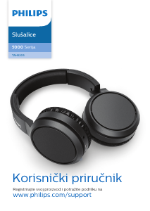 Priručnik Philips TAH5205WT Slušalica