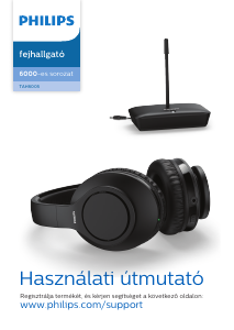 Használati útmutató Philips TAH6005BK Fejhallgató