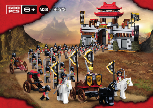 Brugsanvisning Sluban set M38-B0578 3 Kingdoms Slot og riddere
