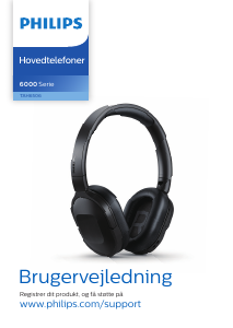 Brugsanvisning Philips TAH6506BK Hovedtelefon