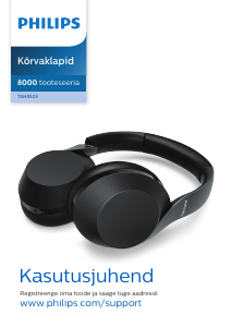 Kasutusjuhend Philips TAH8505BK Kõrvaklapp