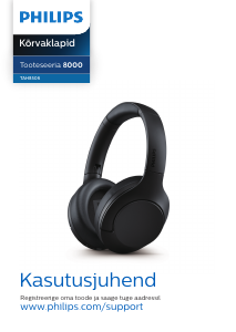 Kasutusjuhend Philips TAH8506BK Kõrvaklapp