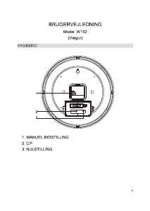 Bruksanvisning Ventus W152 Väderstation