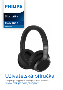 Manuál Philips TAH9505BK Sluchátka