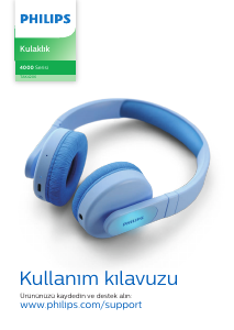 Kullanım kılavuzu Philips TAK4206BL Kulaklık