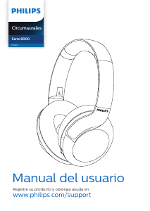 Manual de uso Philips TAPH802BK Auriculares