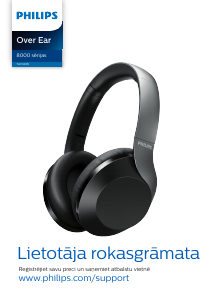 Rokasgrāmata Philips TAPH805BK Galvas tālrunis