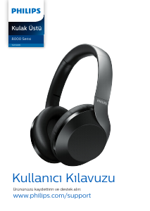 Kullanım kılavuzu Philips TAPH805BK Kulaklık