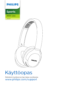 Käyttöohje Philips TASH402BK Kuuloke