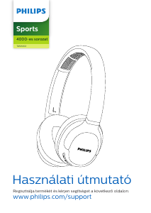 Használati útmutató Philips TASH402BL Fejhallgató