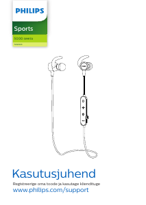Kasutusjuhend Philips TASN503BK Kõrvaklapp
