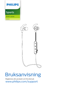 Bruksanvisning Philips TASN503BK Hörlurar