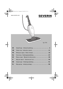 Instrukcja Severin ST 7181 Hygenius Delight Oczyszczacz parowy