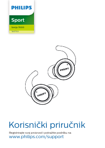 Priručnik Philips TAST702BK Slušalica