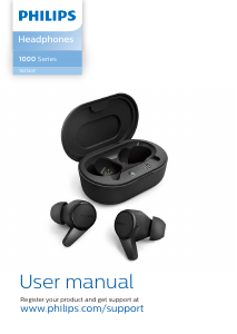 Manual Philips TAT1207BL Headphone