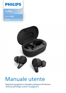 Manuale Philips TAT1207WT Cuffie