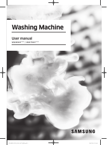 Manual Samsung WW70K5210XW AddWash Mașină de spălat