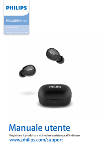 Manuale Philips TAT2205WT Cuffie