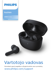 Vadovas Philips TAT2206GR Ausinės