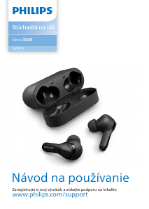 Návod Philips TAT3217WT Slúchadlá