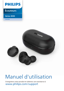 Mode d’emploi Philips TAT4556WT Casque