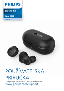 Návod Philips TAT4556WT Slúchadlá