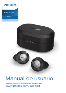 Manual de uso Philips TAT8505BK Auriculares