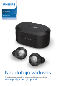 Vadovas Philips TAT8505BK Ausinės