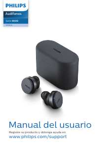 Manual de uso Philips TAT8506WT Auriculares
