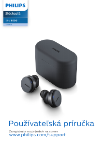 Návod Philips TAT8506WT Slúchadlá