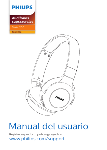 Manual de uso Philips TAUH202WT Auriculares